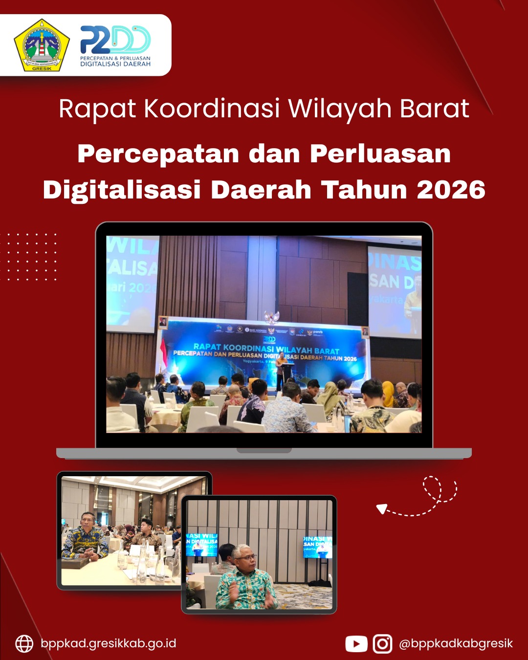 Rapat Koordinasi Wilayah Barat - Percepatan dan Perluasan Digitalisasi Daerah Tahun 2026