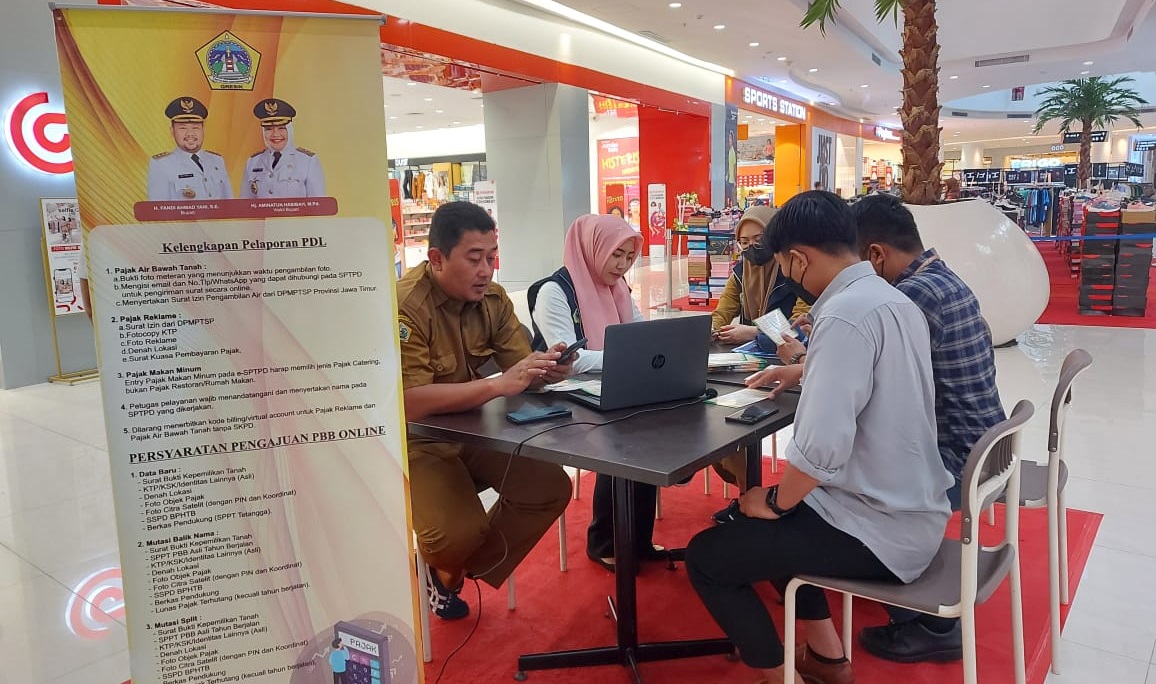 BPPKAD Kabupaten Gresik Membuka Pelayanan Pajak Daerah Lainnya di Icon Mall Gresik